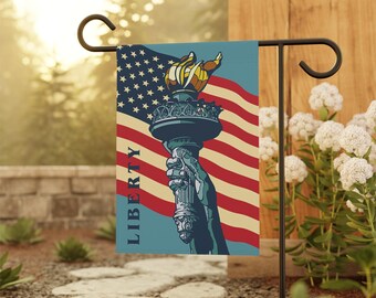 Bandeira Patriótica, Bandeira da Liberdade, Decoração Patriótica para Casa, Bandeira Americana, Decorações para o 4 de Julho, Orgulho de Ser Americano