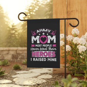 Patriotic Garden Flag, Army Mom Garden Flag, Support Our Troops, Garden Flag, Army House Flag, Army Garden Flag