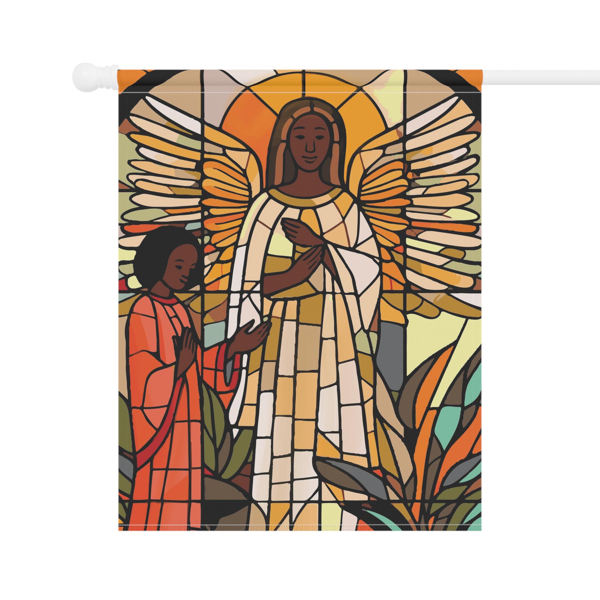 African American Angel Garden Flag: Women's House Flag - Etsy