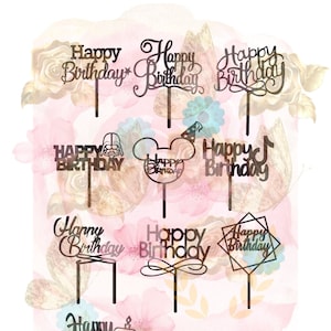 Happy Birthday Topper Torte