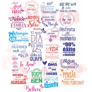 25 FRASES EN SVG