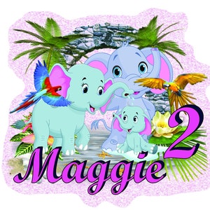 Cute Elephant Cake Topper, Elephant Party Decor, Little Elephants Party, Elephants Cake Toppers Decoration, Custom Elephants Cake Topper