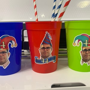 Custom Face Birthday Cups: Personalized Party Decorations