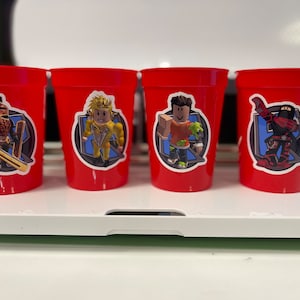 Plastic Stadium Cup for Gamers Boys (pack of 8)