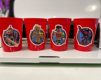 Gamer/ Personalized Plastic Cup (pack of 8)