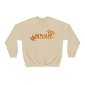 MAMA Floral Crewneck Sweatshirt