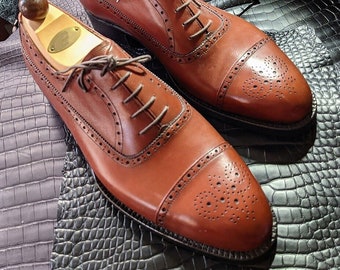Handmade leather oxford shoes, Men's dress shoes, Classic oxford shoes, Leather shoes men, Oxford shoes men, Italian leather shoes
