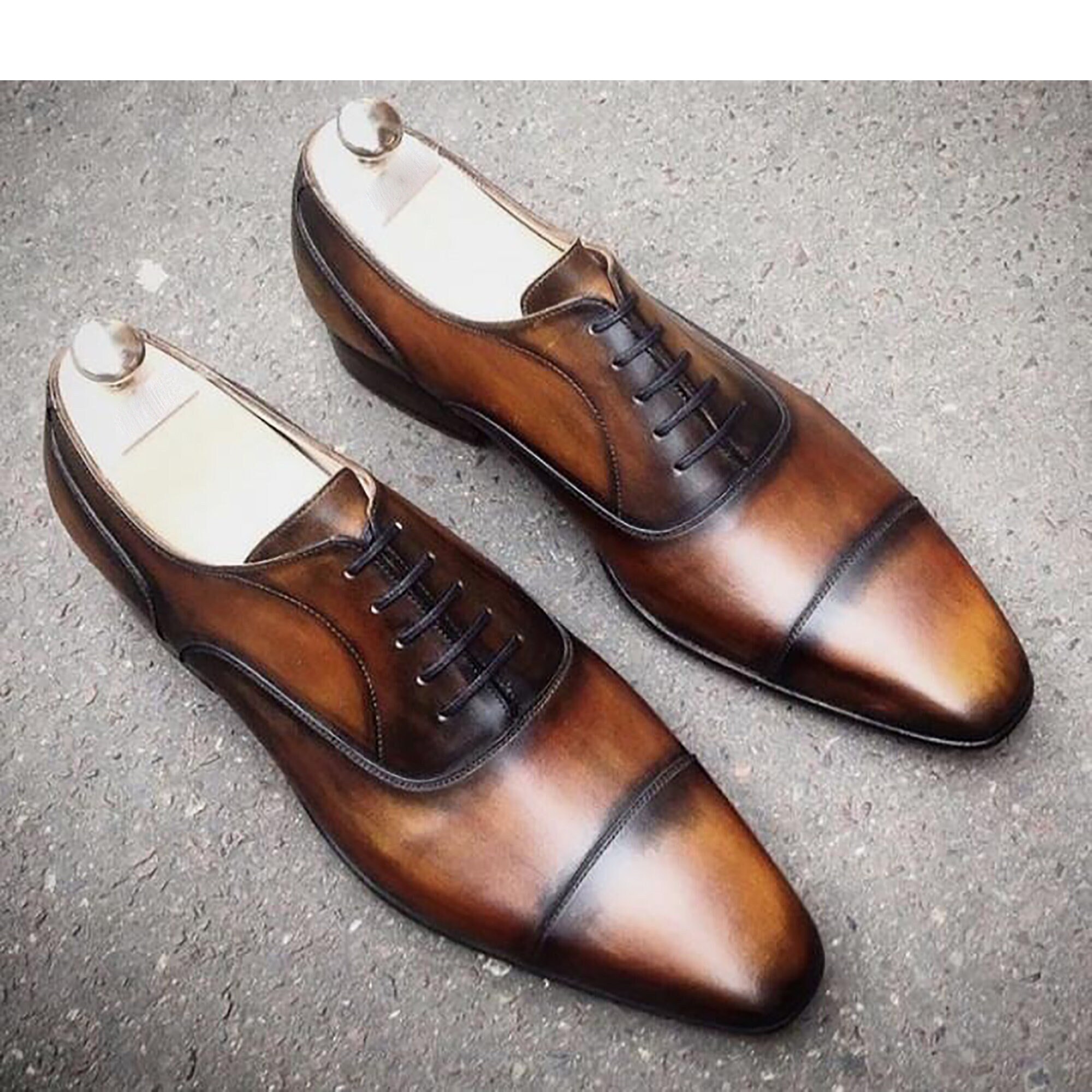 Oxford Shoes Men Handmade Leather Oxford Shoes Men's - Etsy