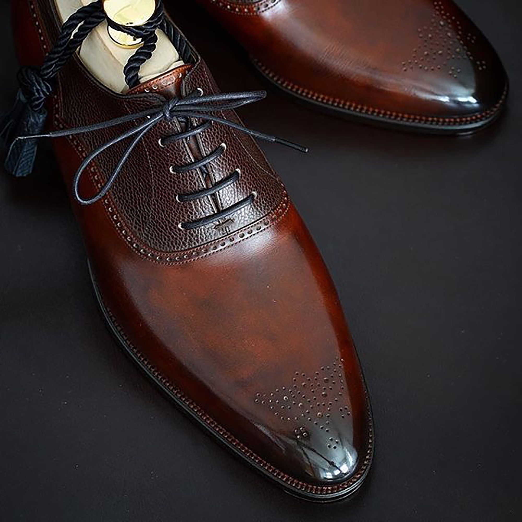 Oxford Shoes Men Handmade Leather Oxford Shoes Men's - Etsy