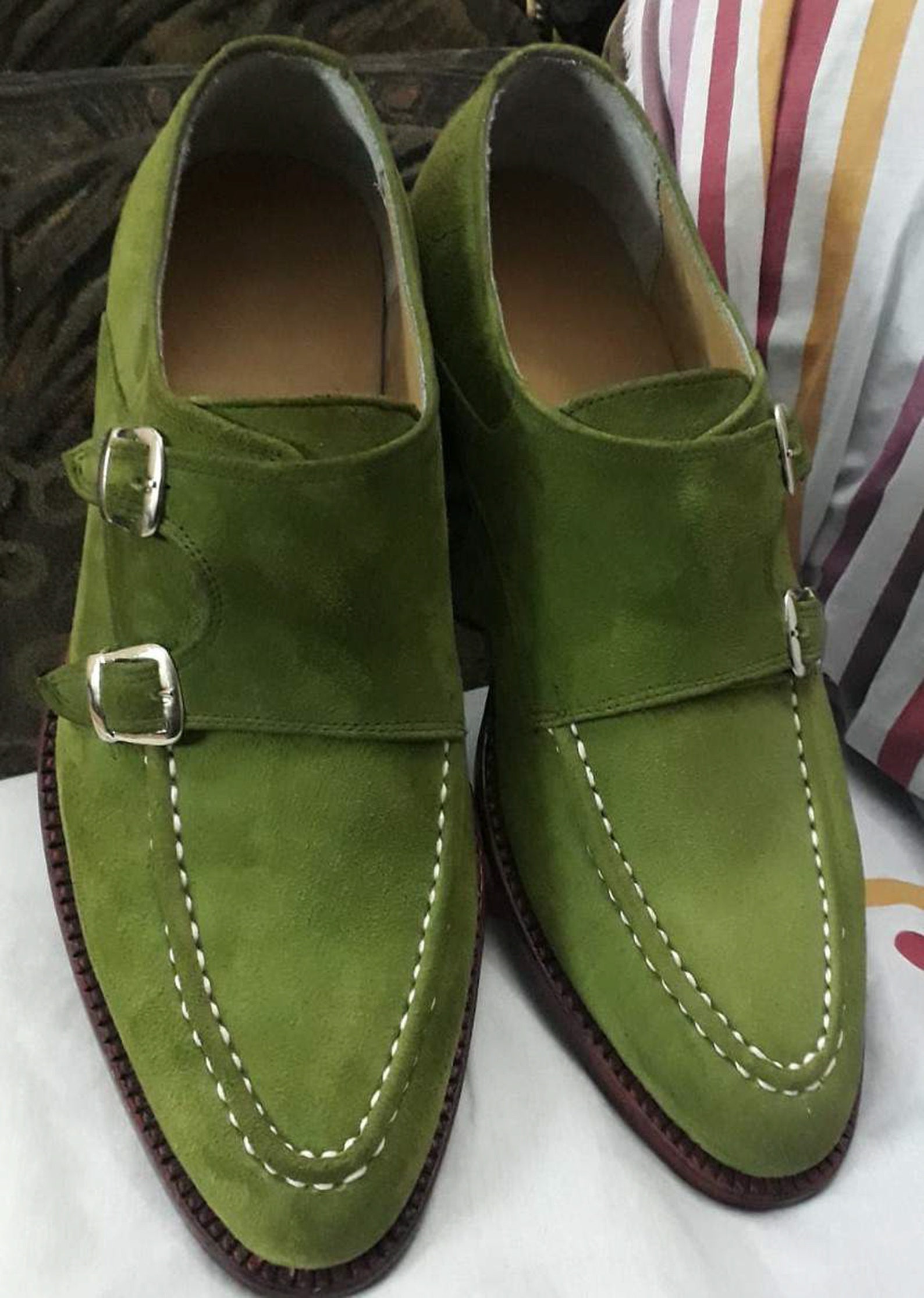 Monk Strap Shoes Handmade Custom Shoes Men Dress Shoes Etsy