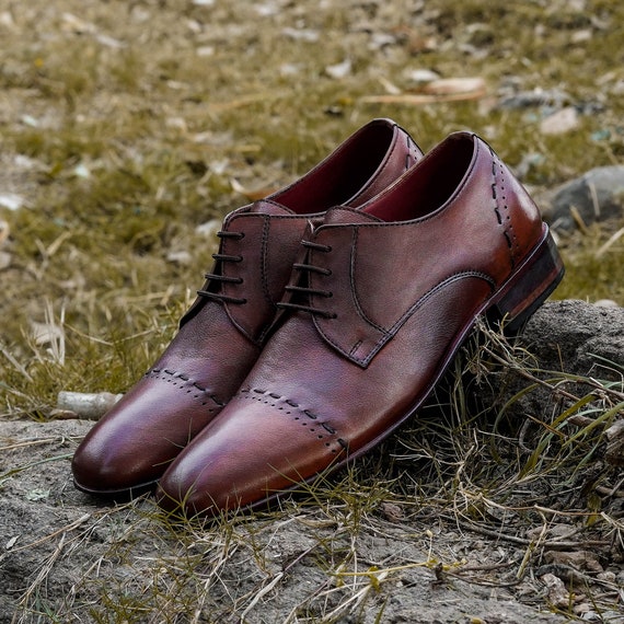 Custom derby shoes sale