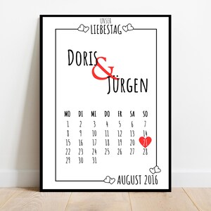 Personalisiertes Familien Initialen Poster Rosa | Monogramm Wandbild | Family Nachname | Geschenk zum Einzug | Liebespaar | Liebe | Digital