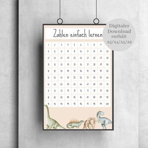 Póster de números | Decoración del hogar | nacimiento | Aprender | Habitación infantil | Bebé | Amistad y Amor | escuela | Ayuda para niños | Regalo | Digital