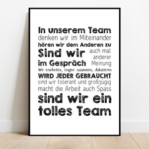 Promote team spirit | Motivation for the office | Positive team communication | Together to success | strengthen cohesion | Inspirational Sayings