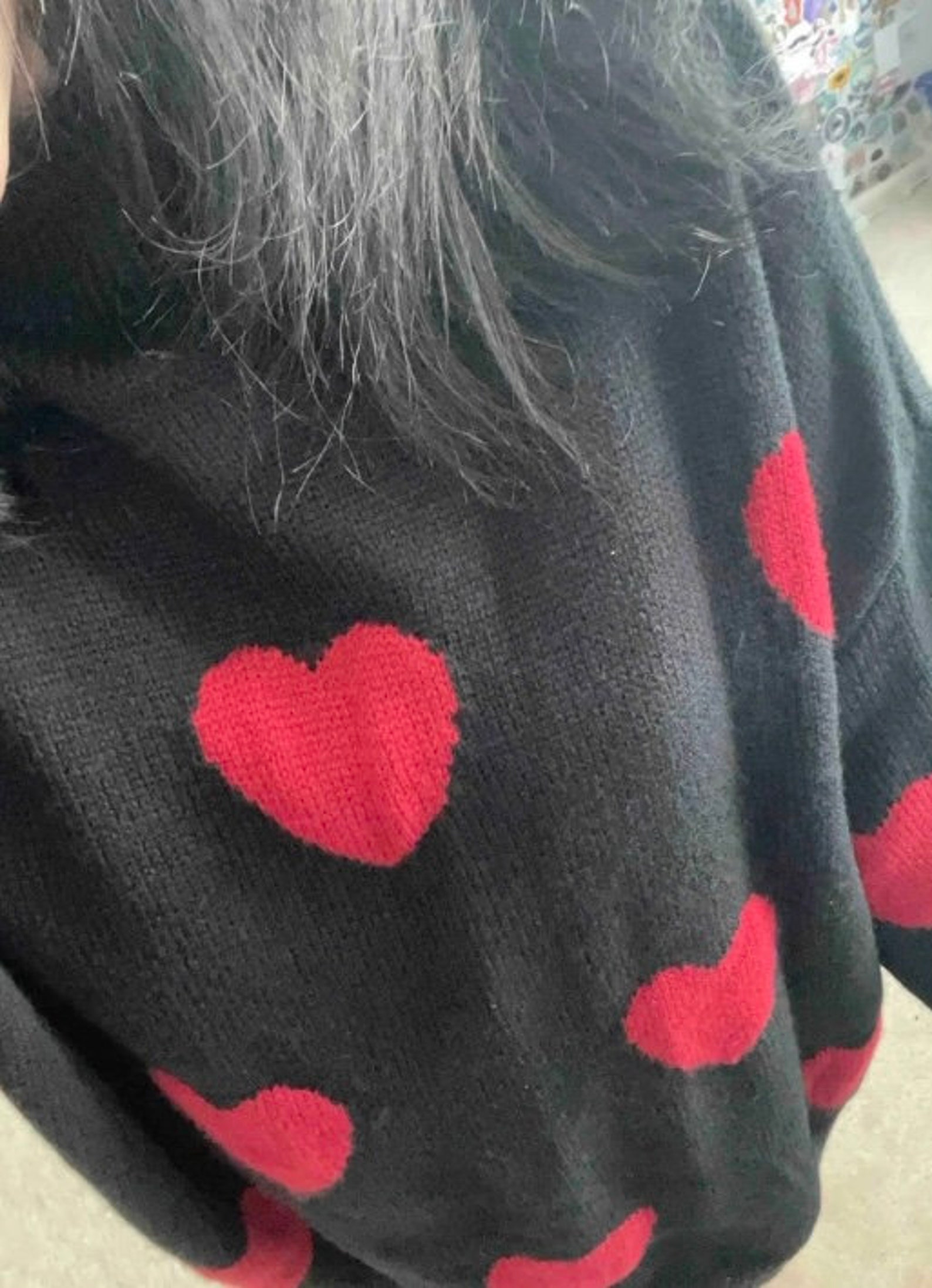 Womens Valentine Sweater Womens Heart Sweater Womens Etsy
