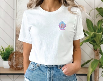 Camiseta de pala, gráfico de pala, camiseta de cartas, camiseta de as, camiseta de póquer
