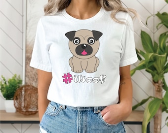 Pug shirt, Puppy shirt, dog shirt, gift for dog lover, cute dog shirt, gift for kids, dog love, beautiful dog, funny dog shirt
