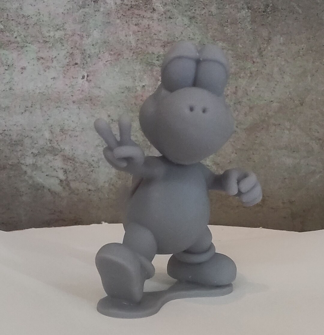 Yoshi Resin Figurine for Painting 3D Printed Etsy