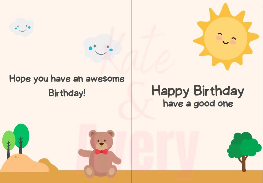 Printable Happy Birthday Card Printable - Il Fullxfull.4812527891 Dqzo 