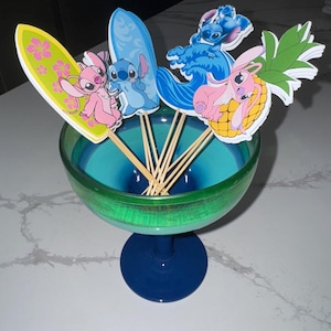 Stitch & Angel Cupcake Toppers