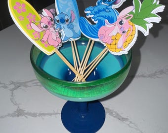 Stitch & Angel Cupcake Toppers
