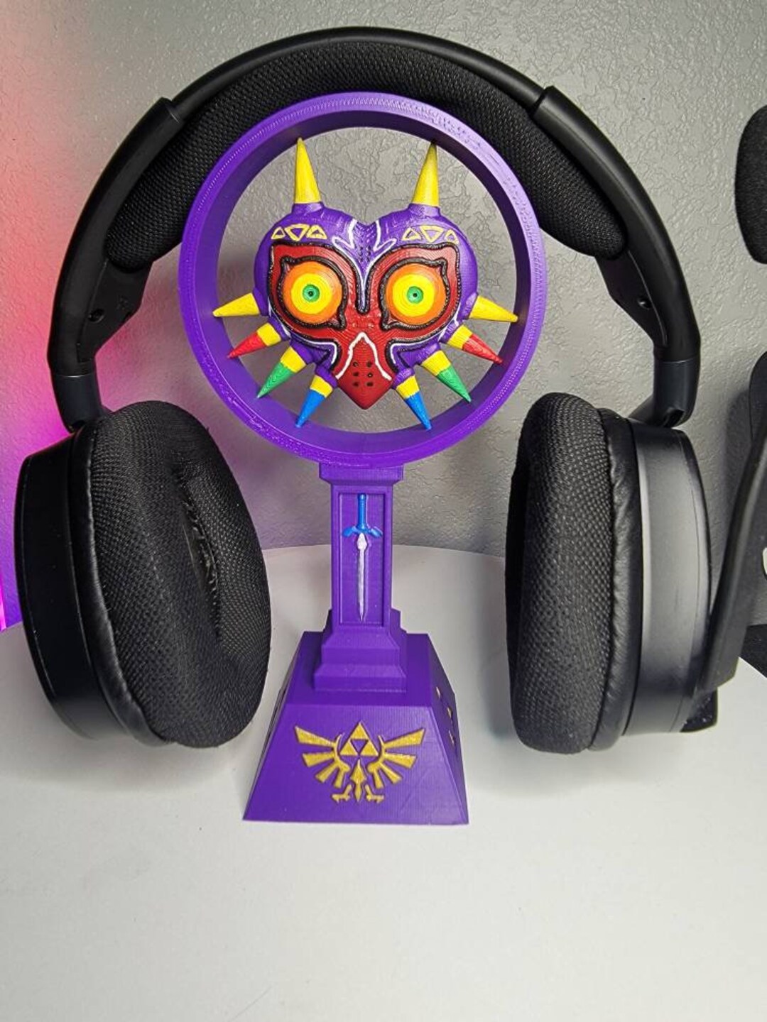 Majora's Mask Headphone Stand Legend of Zelda 3D Print Etsy