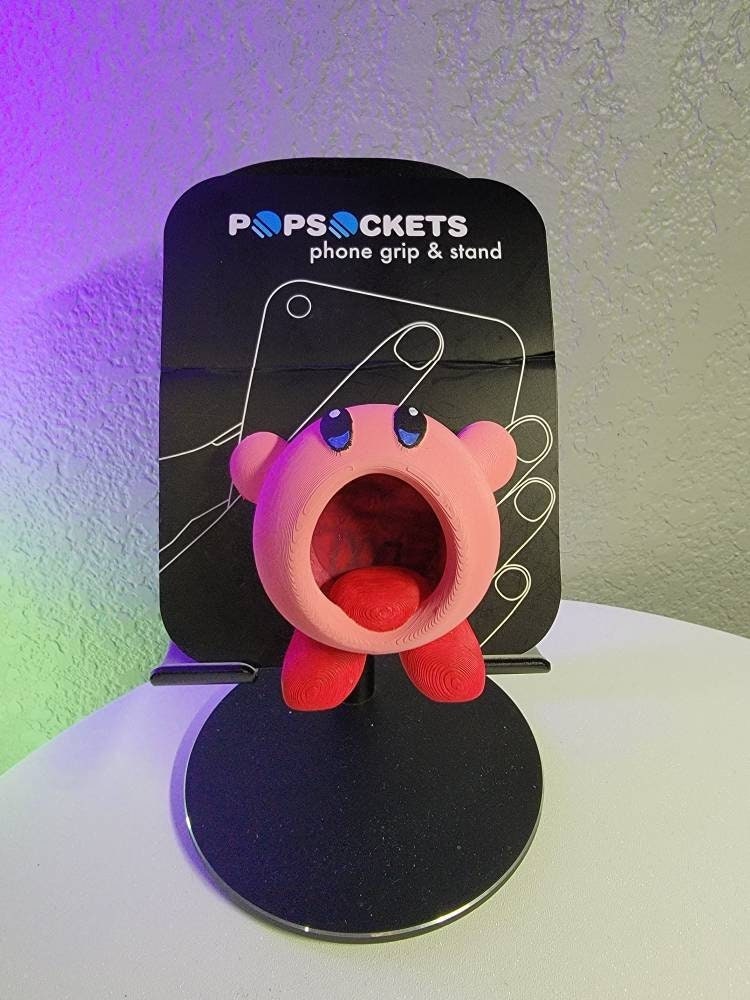 Kirby Smash Bros Nintendo Phone Grip 3D Print Etsy