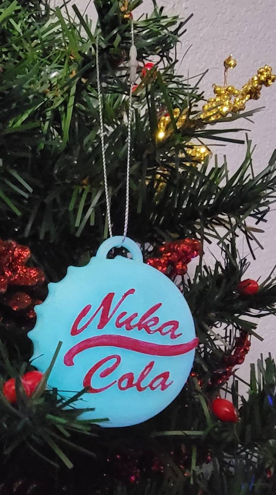 Nuka Cola Caps & Bottles | Fallout | Ornaments | 3D Print - Etsy