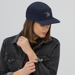 Mallard Duck Embroidered Hat | Nature-Inspired Five Panel Cap for Hikers and Campers | Cottagecore Duck Apparel Duck Lovers Gift
