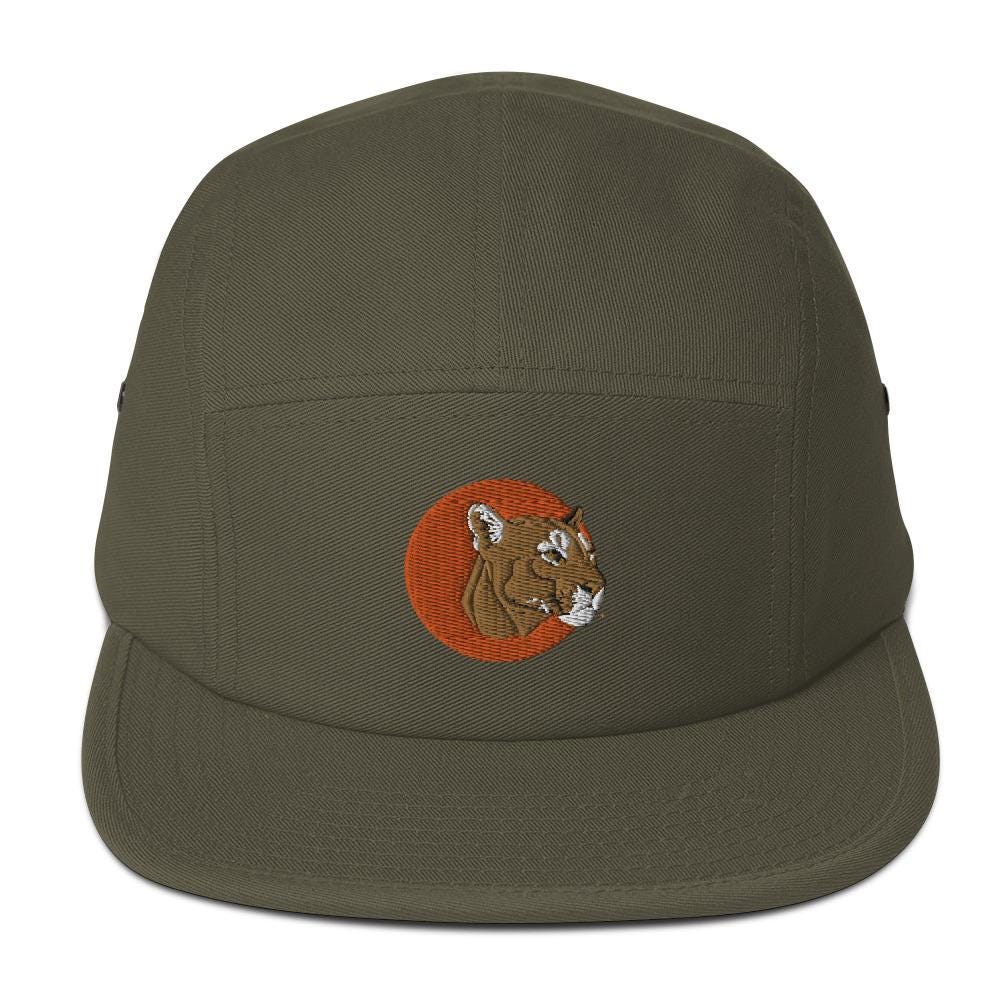 Lions Hat 5 Panel Embroidered - Etsy display picture 3