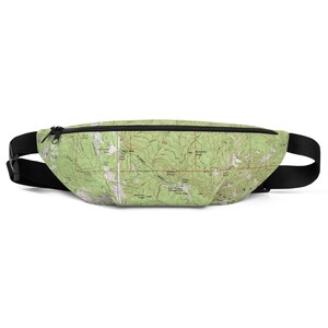Sac banane Tucson | Sac banane pour carte topographique du mont Lemmon | Équipement de randonnée et de plein air