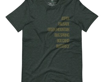 Unisex Tucson Trails T-shirt | Mt Lemmon Trails Graphic Tee | Outdoor Adventure Apparel for All | Hiking Gear