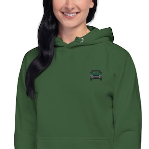 Embroidered Rover Hoodie | Range Rover Classic Pullover | Unisex Jacket for Vintage Car Enthusiasts & Fans