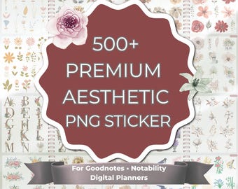 500+ Digital Planner Stickers for Goodnotes & Notability