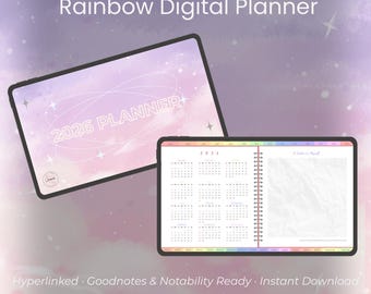 Agenda numérique 2026 • PDF avec hyperlien pour Goodnotes & Notability
