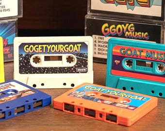 Cassette Tape Label Templates with J Cards | 4 Types | Digital Download