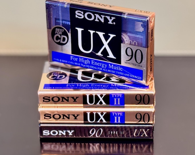 Sony UX 90 - 1992 - Type 2 Cassette Tape | Sealed | New Old Stock | Mint