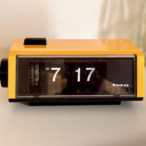 Vintage Flip Clock Sankyo - Etsy