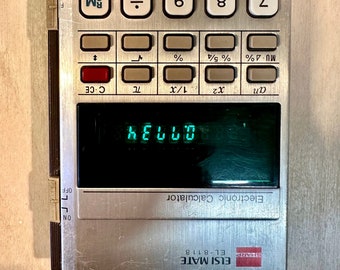 Sharp Elsimate EL-8118 Vintage Calculator | 1976