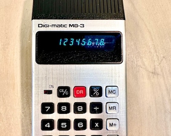Sears DIGI-Matic M8-3 Calculator | VFD Display, 1975 Japan