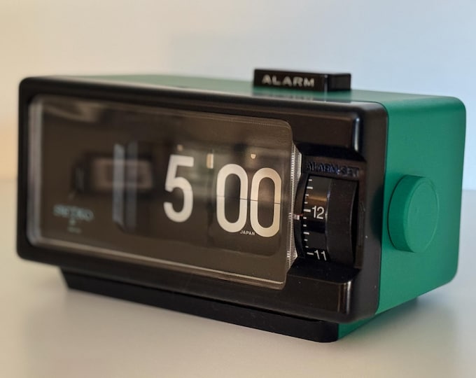 Flip Clock | Seiko DP690 | Boreal Green | Rare | 70's | Japan