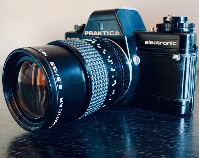 Practika B100 Camera + Carl Zeiss Jena lens 3.5/135 mm B mount | German Made