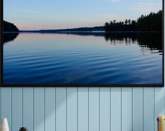 Printable Wall Art  | "Calm Lake" | Landscape | Lake | Canada