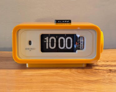 Restored 1974 Vintage Seiko DP-666 Flip Clock in Mellow Yellow - Etsy