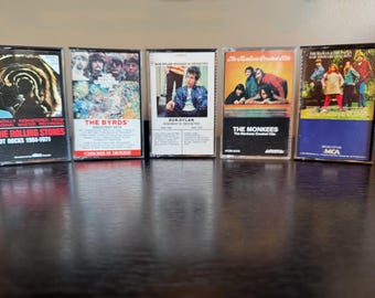 Vintage Cassette Tapes - Classic Rock