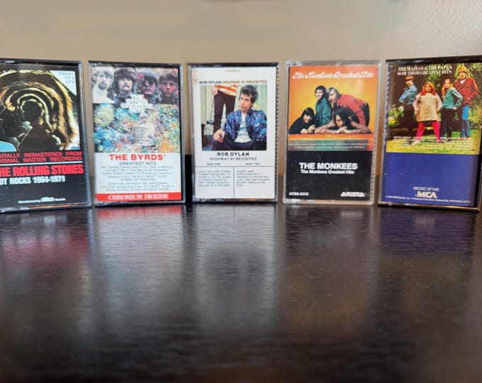 Vintage Cassette Tapes - Classic Rock