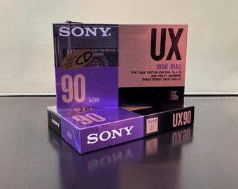 Sony UX 90 - 1990 - Type 2 Cassette Tape | Sealed | Rare | Mint