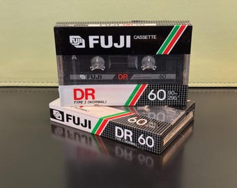 Fuji DR 60 | 1985 | Type 1 Cassette Tape | Sealed | Rare Japan