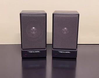 Realistic Minimus 0.6 | Amplified Speakers | Vintage Mint | 1985