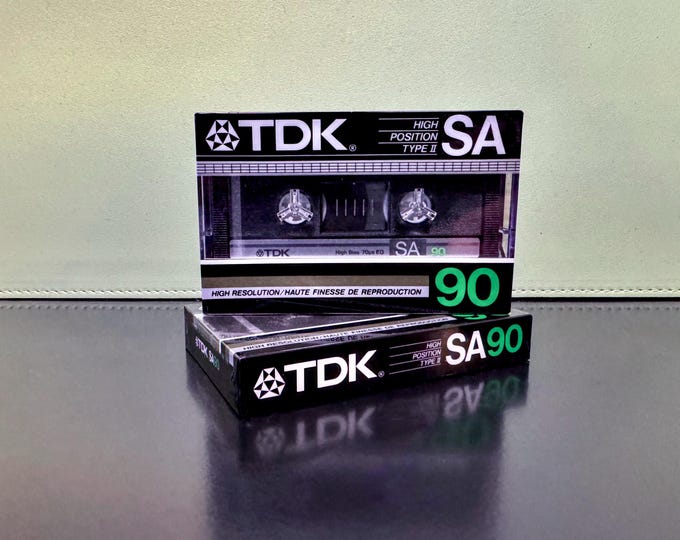 TDK SA 90 - 1985 - Type 2 Cassette Tape | Sealed | Rare